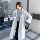 】现货2026春新款经典英伦气质女6602P195控288，女装风衣，艾青服饰