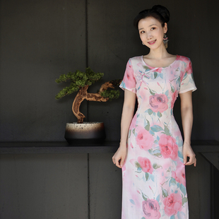 此岸歌声*-粉花盛夏长旗袍  晕晕如娇靥（回馈，五折）售完即止