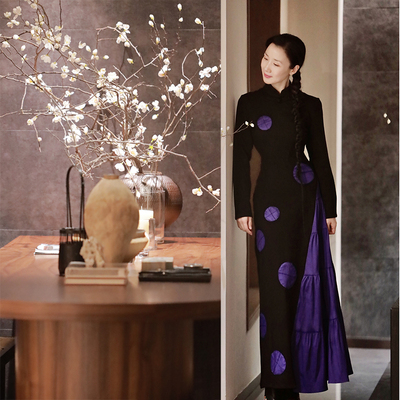 此岸歌声原创设计日常礼服裙