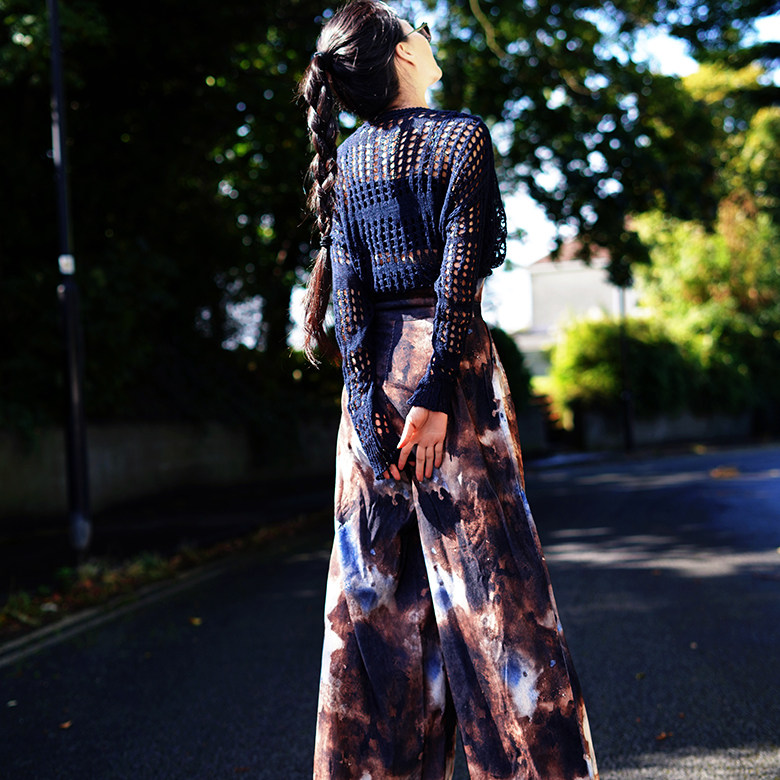 此岸歌声*原创设计-扎染灯芯绒高腰裤 花香寂灭花香（售完即止）,女装/女士精品,休闲裤,淘宝优惠券,粉丝福利购,淘宝优惠卷