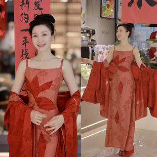 此岸歌声*原创-手打花吊带裙 画堂东（不含外搭，五折回馈）