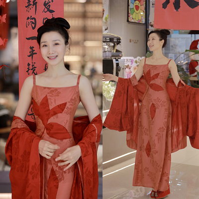 此岸歌声*原创-手打花吊带裙 画堂东（不含外搭，五折回馈）