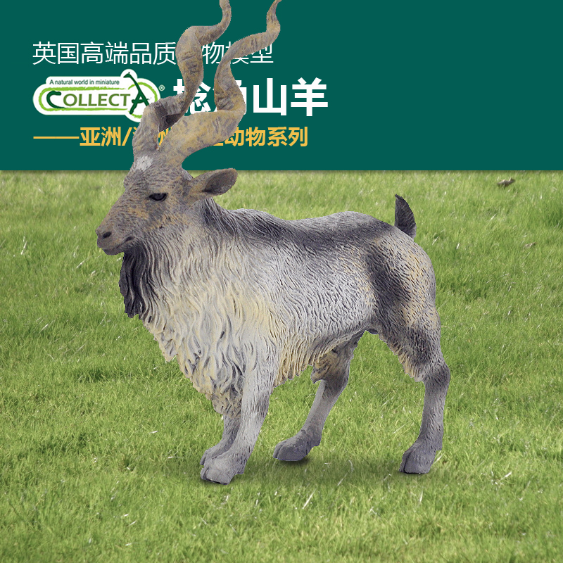 COLLECTA捻角山羊仿真模型玩具