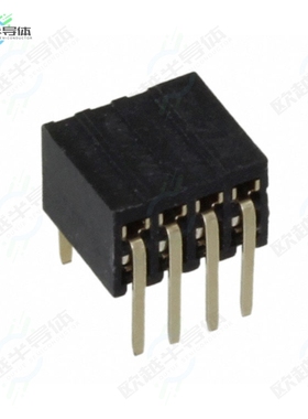 M50-3200445[连接器CONN RCPT 8POS 0.05 GOLD PCB R/A]