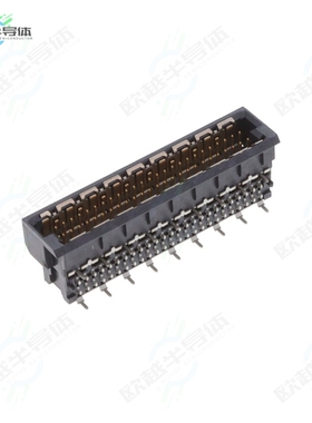 374722-E[连接器50-PIN, RIGHT ANGLE, SMT/THR]