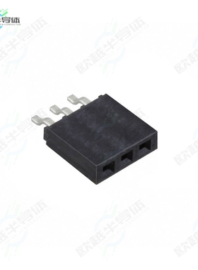 SMH-103-02-T-S-TR[连接器CONN RCPT 3POS 0.1 TIN SMD R/A]
