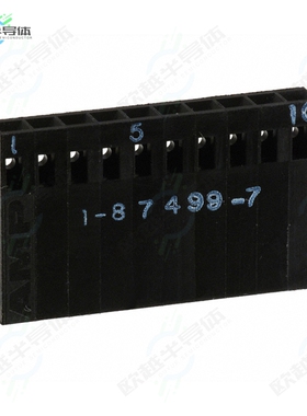 1-87499-7[连接器CONN RCPT HSG 10POS 2.54MM]
