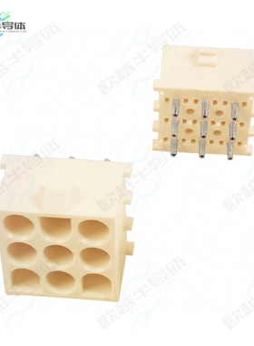 350432-4[连接器CONN HEADER VERT 9POS 6.35MM]