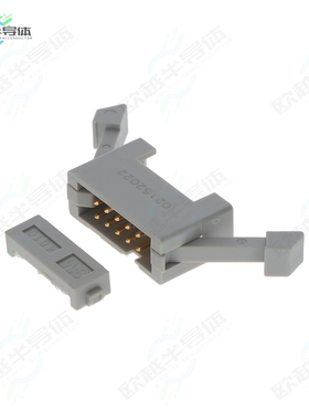 4610-7301[连接器CONN PLUG 10P IDC 26-28AWG GOLD]