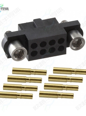 M80-4800805[连接器CONN RCPT 8POS CRIMP 22AWG GOLD]