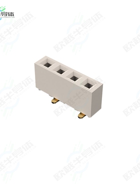 BG306-04-A-1-0400-L-B[连接器4W, 2.54MM PITCH SCK, SIL, SMT,]
