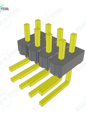 HMTSW-104-07-T-D-120-RA[连接器CONN HEADER R/A 8POS 2.54MM]