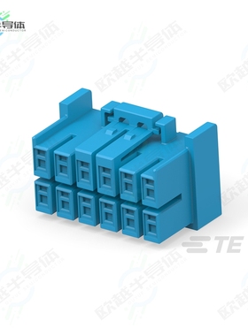 1-2420266-2[连接器SOCKET HSG 2X6P BLUE HCI 4.0 PIT]