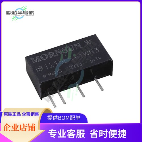 IB1215LS-1WR3【DC-DC ISOLATED 1 W 11.4~12.6V】