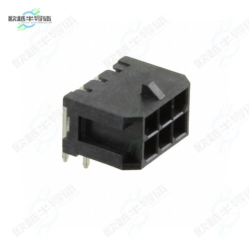 G881A06001TEU[连接器CONN HEADER R/A 6POS 3MM]
