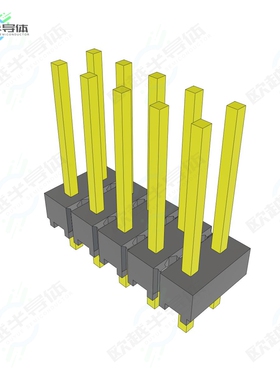 MTSW-105-08-G-D-350[连接器CONN HEADER VERT 10POS 2.54MM]