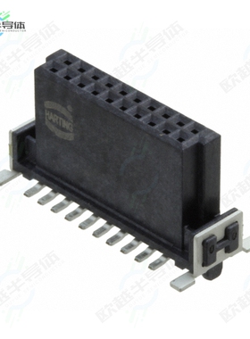 15220202601000[连接器CONN RCPT 20POS 0.05 GOLD SMD]