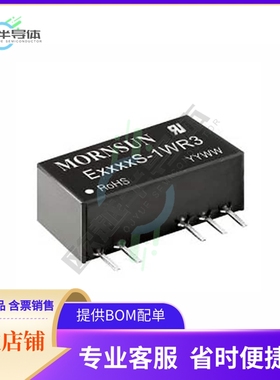 E0524S-1WR3【DC DC CONVERTER +/-24V 1W】