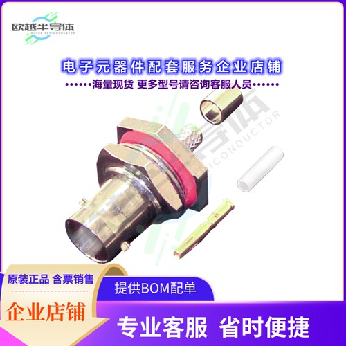 RFB-1117-BT-04[连接器BNC FEMALE BH CRIMP; 50 OHMS]