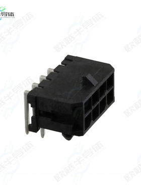 430450802[连接器CONN HEADER R/A 8POS 3MM]