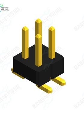 PHED-SS004G1ABONE-B300[连接器MALE HEADER VERTICAL SMD 4POS G