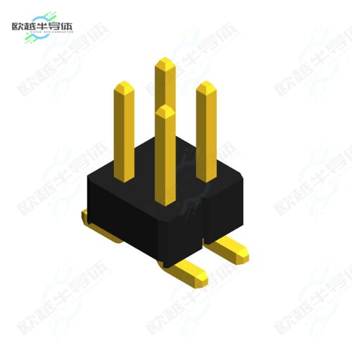 PHED-SS004G1ABONE-B300[连接器MALE HEADER VERTICAL SMD 4POS G