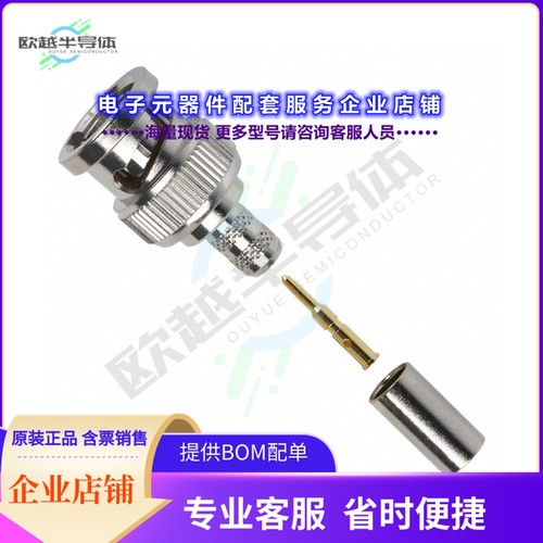 112507[连接器CONN BNC PLUG STR 75 OHM CRIMP]