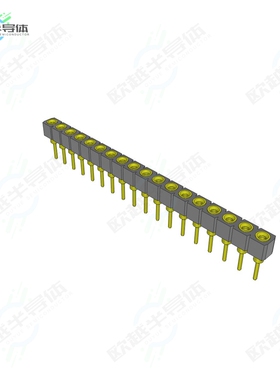 HSS-118-S-2[连接器.100 HIGH-TEMP SINGLE ROW SCREW]