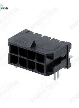 430450808[连接器CONN HEADER SMD R/A 8POS 3MM]