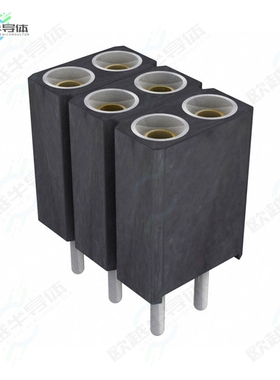803-87-006-10-001101[连接器CONN SOCKET 6POS 0.1 GOLD PCB]