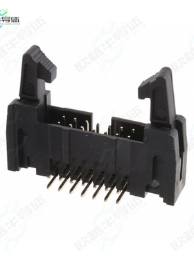 MHR-14-HUAL[连接器CONN HEADER R/A 14POS 2.54MM]