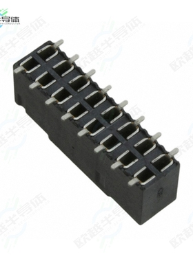 963216-2000-AR-PR[连接器CONN RCPT 16POS 0.1 GOLD SMD]