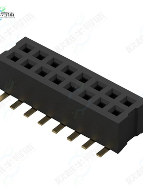 BC085-16-A-0390-L-C[连接器16W, 1.0MM PITCH SOCKET, DIL, SM]