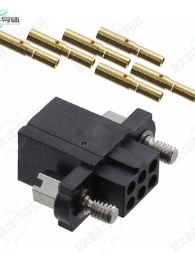 M80-4650605[连接器CONN RCPT 6POS CRIMP 22AWG GOLD]