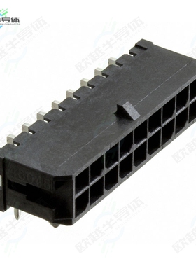 430451801[连接器CONN HEADER R/A 18POS 3MM]