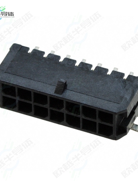 430451409[连接器CONN HEADER SMD R/A 14POS 3MM]