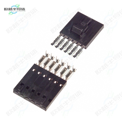 5-103958-5[连接器CONN RCPT 6POS IDC 22-26AWG GOLD]