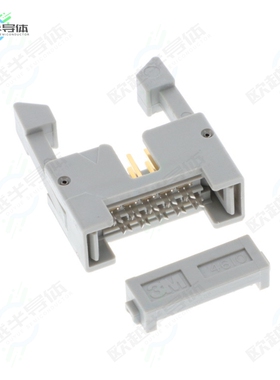 4610-6351[连接器CONN PLUG 10P IDC 26-28AWG GOLD]