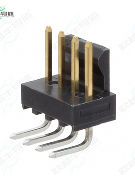 1718571004[连接器CONN HEADER R/A 4POS 2.54MM]