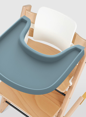 成长椅硅胶餐垫全包适用stokk食品级材质防水防油餐盘垫桌垫配件