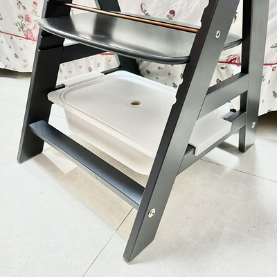 成长椅收纳盒适用hauck alpha收纳筐置物盒置物篮儿童餐椅配件