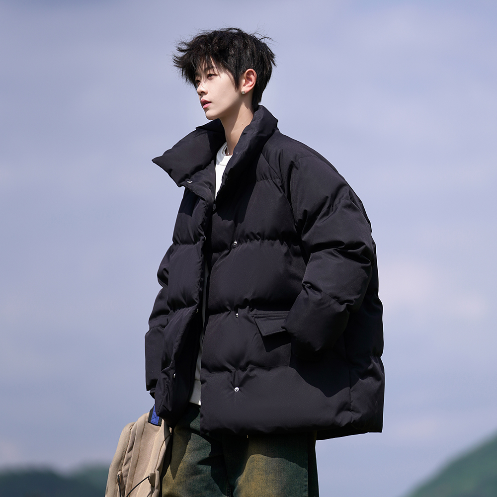 相机少年感棉服纯色外套潮牌棉袄男装加厚棉衣2908P105控148，男装棉衣，电商A029A