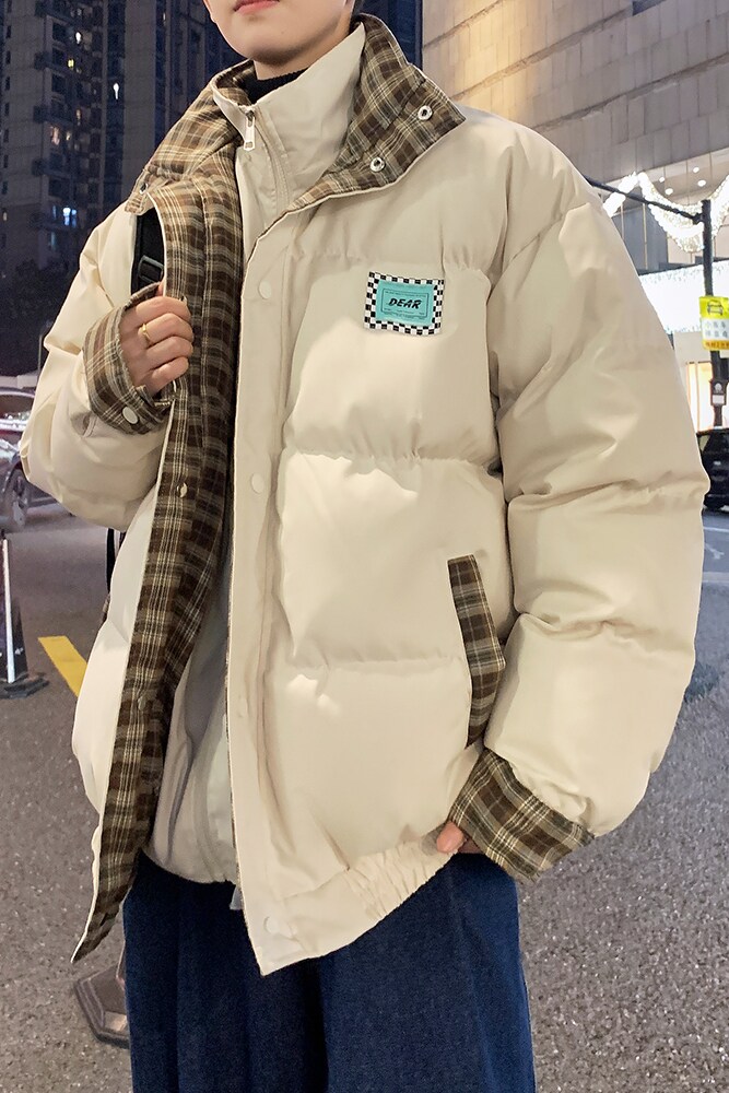 冬装港风外景棉服休闲外套棉袄潮男宽松加厚棉衣6668P120控178,男装棉衣,电商A029A