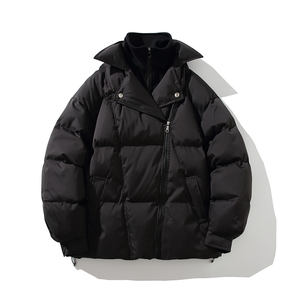 白底平铺棉服双领假两件外套棉袄男保暖加厚棉衣6658P120控178，男装棉衣，电商A029A