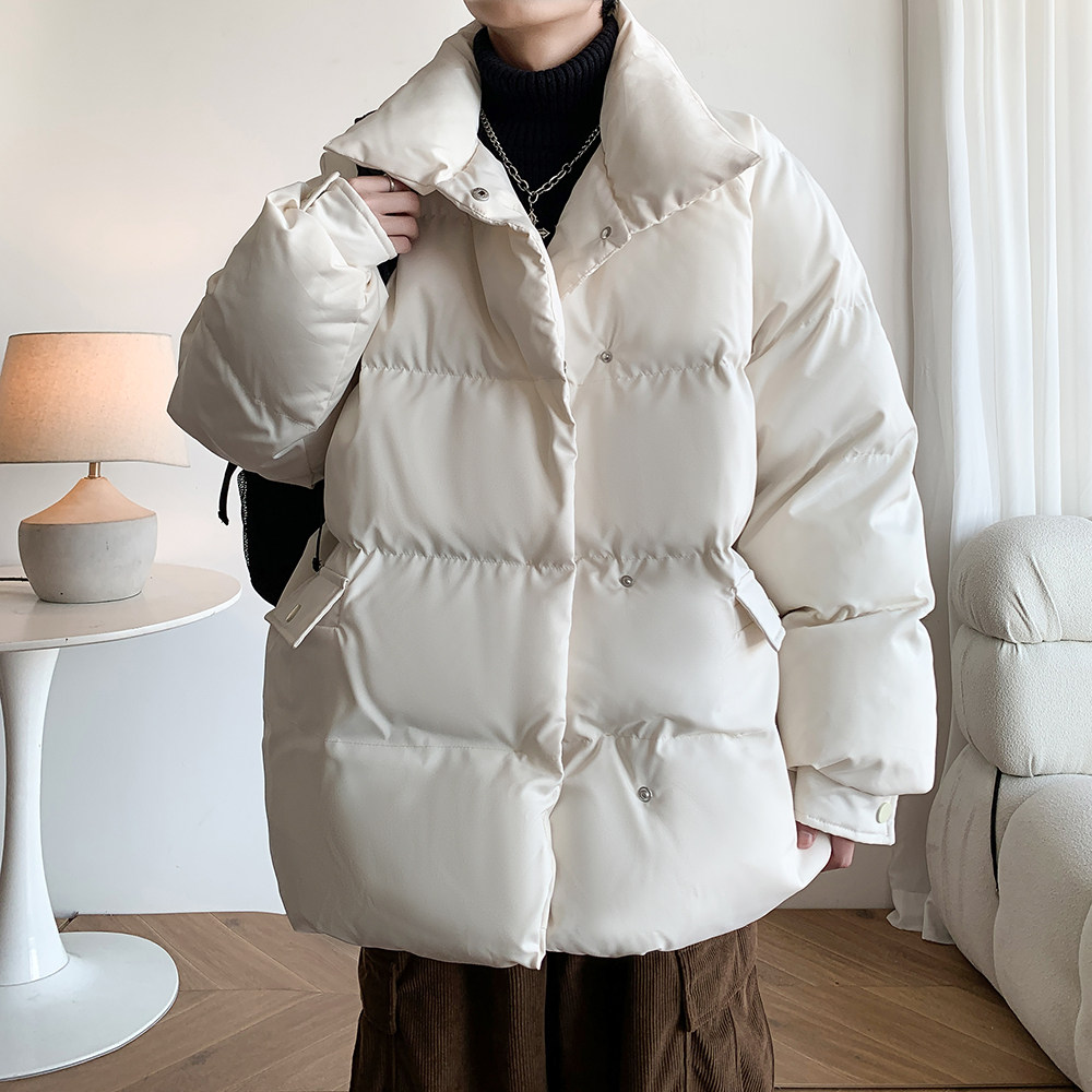 港风内景休闲纯色棉服小清新外套棉袄 男加厚棉衣 2908 P105控148图片