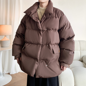 港风棉服小清新青年外套潮牌棉袄 男加厚棉衣 2908 P105控148图片
