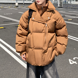 外景日系棉服双领大码外套棉袄 潮男帅气加厚棉衣 6658 P120控178图片