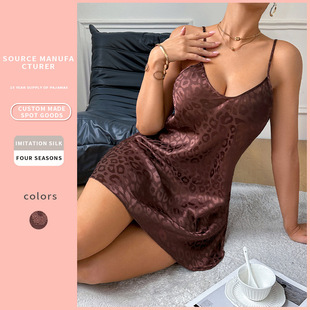 Sexy suspender night dress summer pajamas women home wear