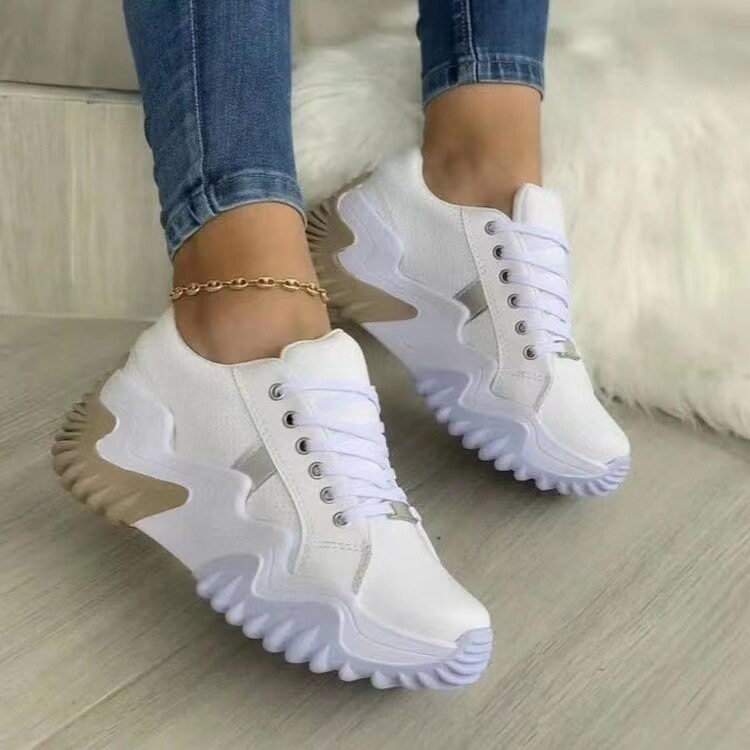 2023 fashion wedge heels sport shoes women plus size boots