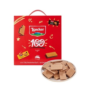 山姆代购 莱家意大利进口混合巧克力味薄脆夹心威化饼干礼盒装